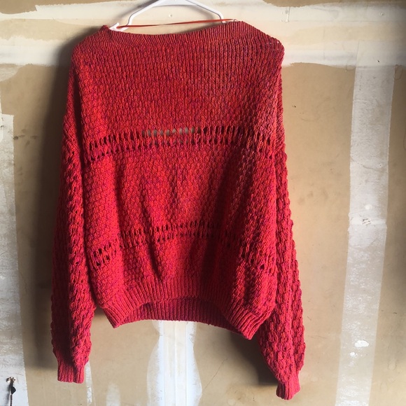 Free People Oversized Cropped Sweater - Picture 5 of 10